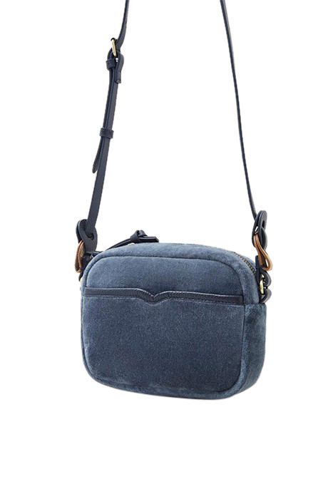 LEXI VELVET MINI CAMERA BAG DARK TEAL 2