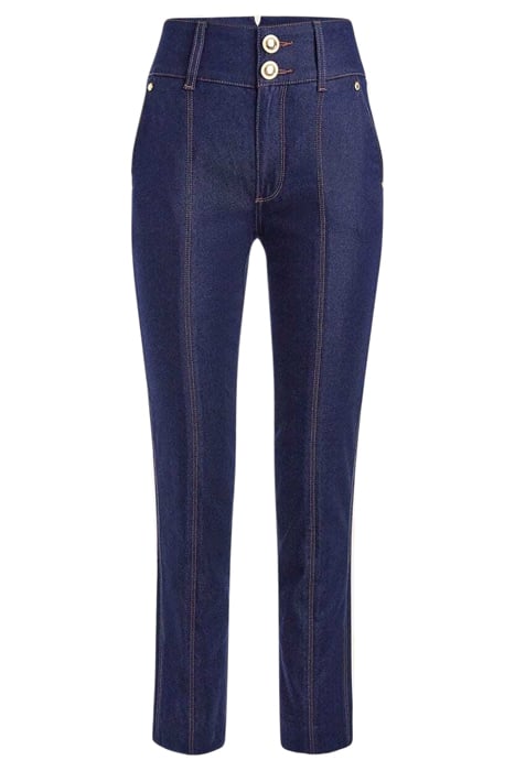 SHELLY DENIM PANT BLUE RINSE STRAIGHT WASH 4