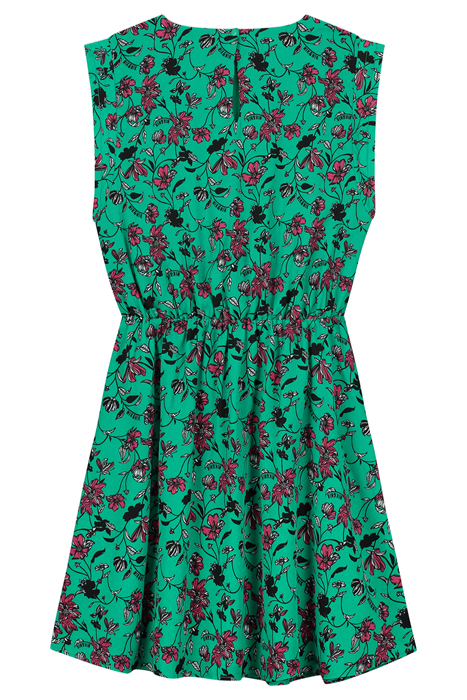 VERONA DRESS HYPER GREEN 2
