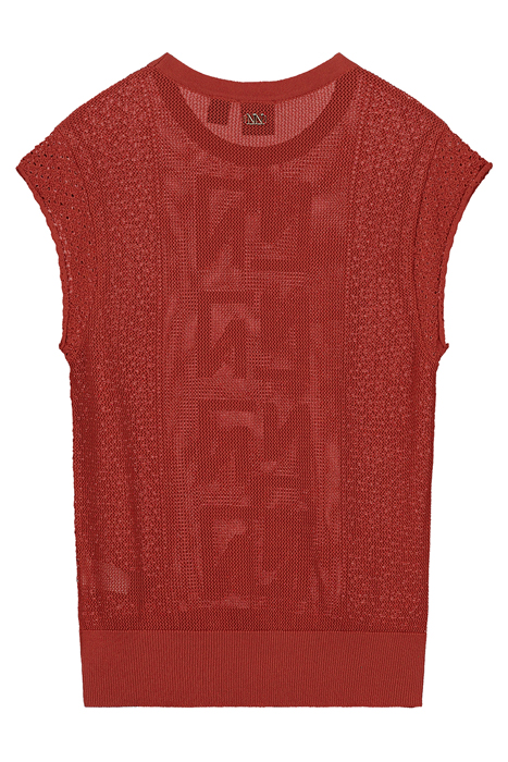 JOSIE SS TOP TERRACOTTA RED 2