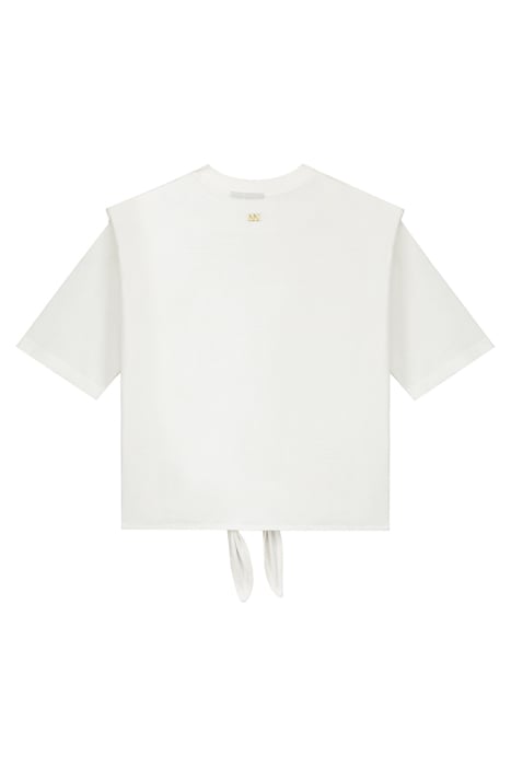 PADDED SHOULDER T-SHIRT OFF WHITE 2