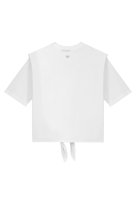 PADDED SHOULDER T-SHIRT BRIGHT FUCHSIA 2