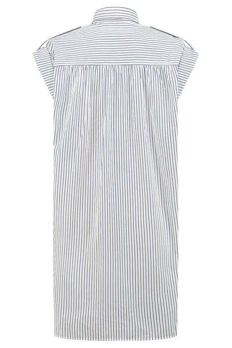 SUS SHIRT DRESS BLUE PINSTRIPE 2