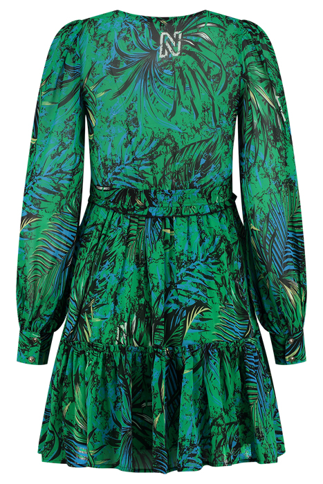 REX DRESS FERN GREEN/DRESDEN BLUE 2