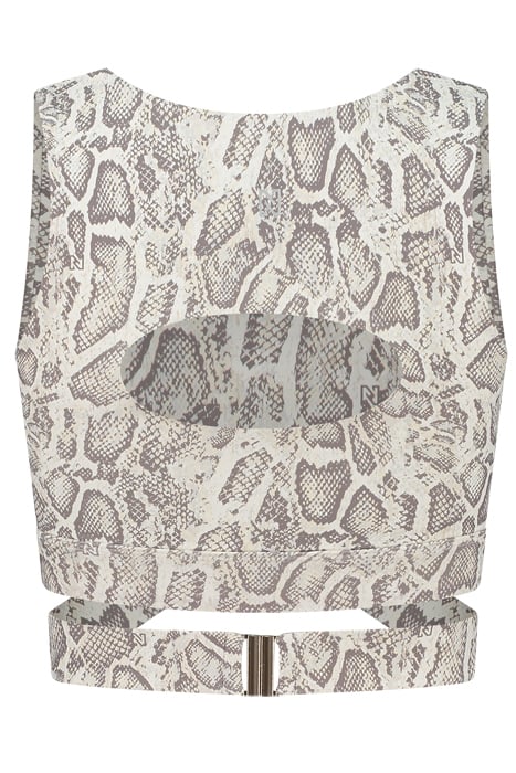 SNAKE WRAP SPORT TOP CREAM 2