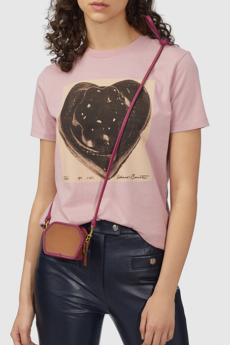 GEOMETRIC COIN CASE IN COLORBLOCK LIGHT SADDLE MULTI 2