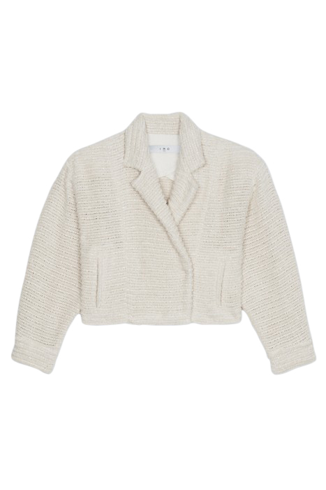 STINSON CROPPED JACKET IN ECRU 3