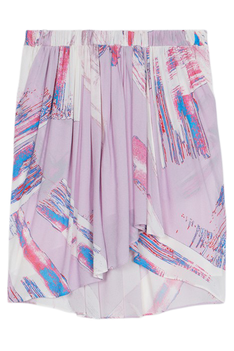 ASHBUR MINI SKIRT IN MULTICO LIGHT IVORY PINK 5