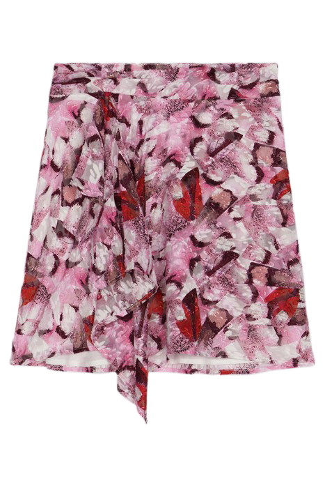 CARTIS MINI SKIRT IN MIXED PINK 5