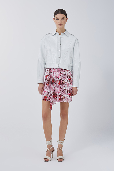 CARTIS MINI SKIRT IN MIXED PINK 3