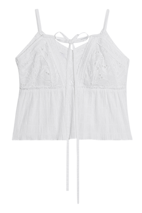 MIREYA TANK TOP IN WHITE 4