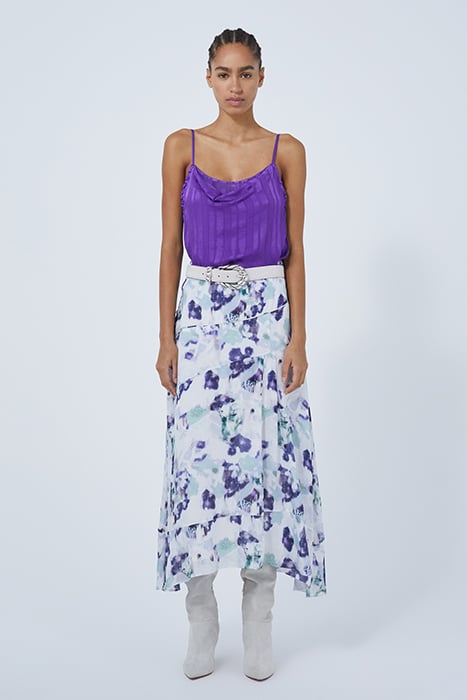 OLLIA SKIRT IN GREEN/PURPLE 3