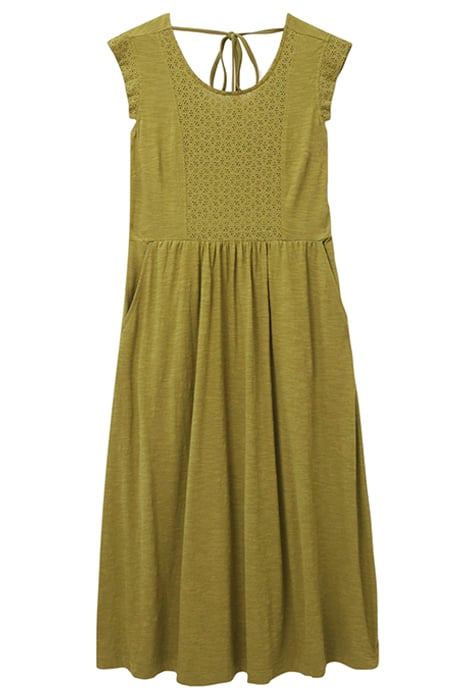 VIOLET JERSEY BRODERIE DRE MID GREEN 2