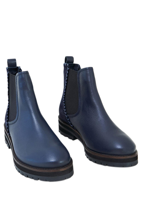 ESME LEATHER CHEEA BOOT DARK NAVY 2