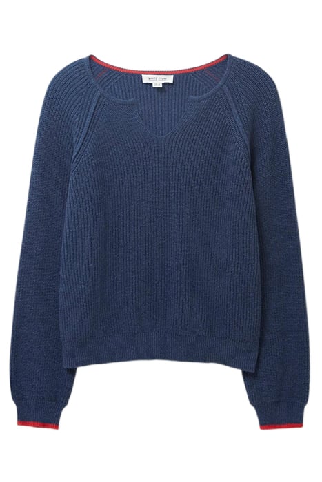 JENNIE RIB JUMPER DARK NAVY 1