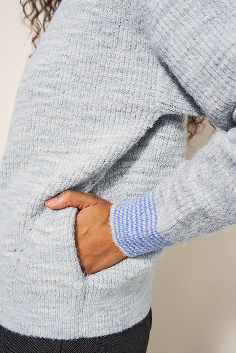 WEEKEND BOMBER GREY MARL 4