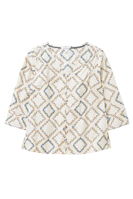 RAE  COTTON TOP IVORY PRINTED 2