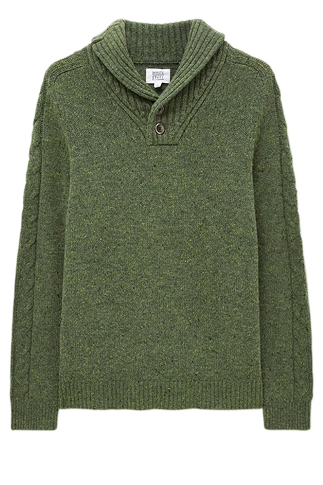 ARUNDEL SHAWL DARK GREEN 1