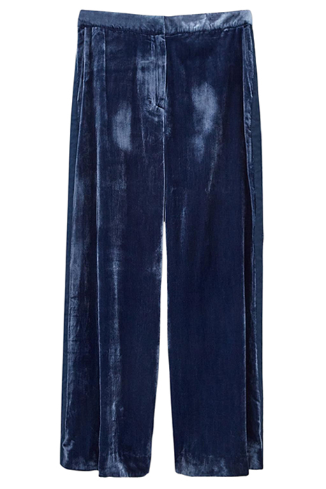 JENNY VELVET WIDE LEG TROUSER DEEP BLUE 3