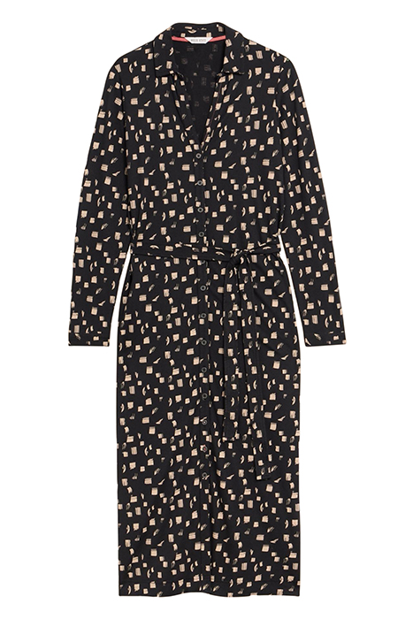 ANNIE JERSEY SHIRT DRE BLACK PRINTED 2