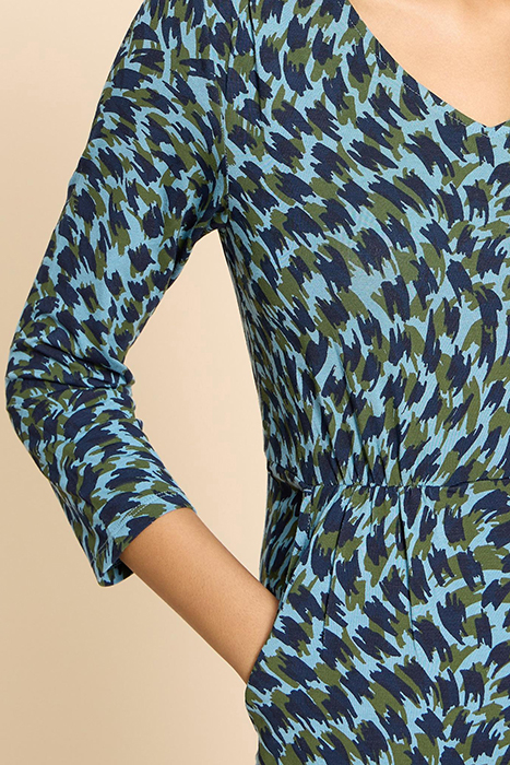 TALLIE ECO VERO JERSEY DRE TEAL PRINTED 4