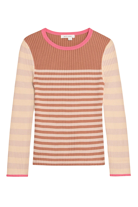 SKINNY RIB JUMPER NATURAL 3