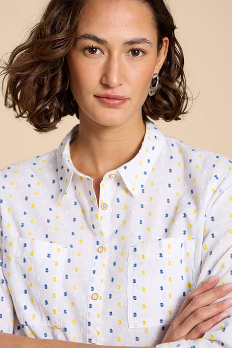 SOPHIE COTTON SHIRT IVORY 4