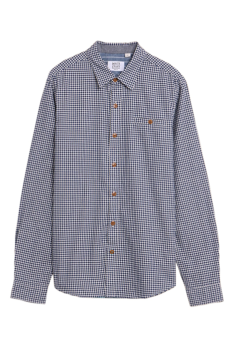 GINGHAM SHIRT NAVY 3