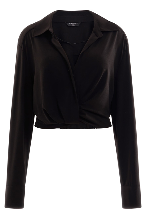 CARA BLOUSON TOP JET BLOUSE BLACK 4