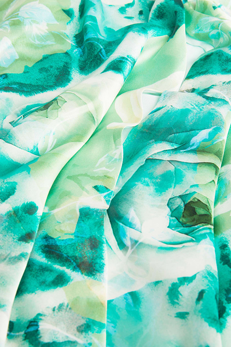 SOPHIA LONG DRESS ROSES BOUQUET PRINT 10