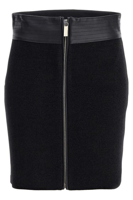 GIO ZIPPED SKIRT JET BLACK 4