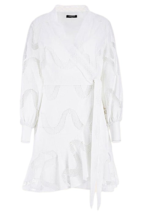 3 QTR SLV ARIN DRESS TRUE WHITE 4