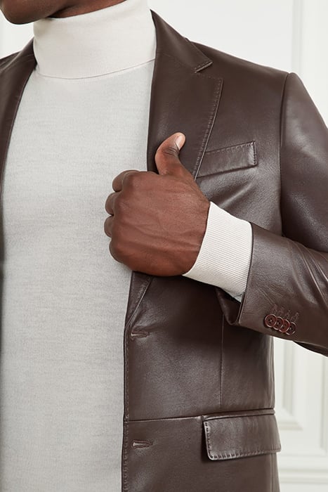 STEVE NOTCH BLAZER REG FIT CHOCOLATE BROWNIE 8