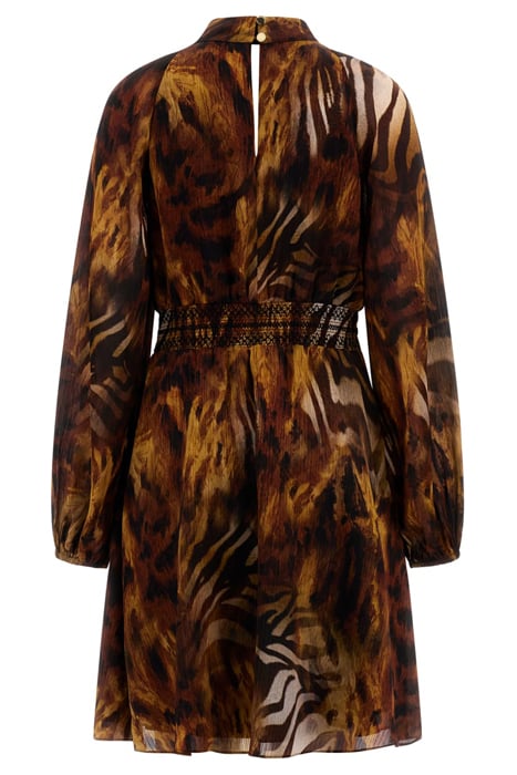 LIQUID GOLD SHORT DRESS LIQUID GOLD PRINT 2