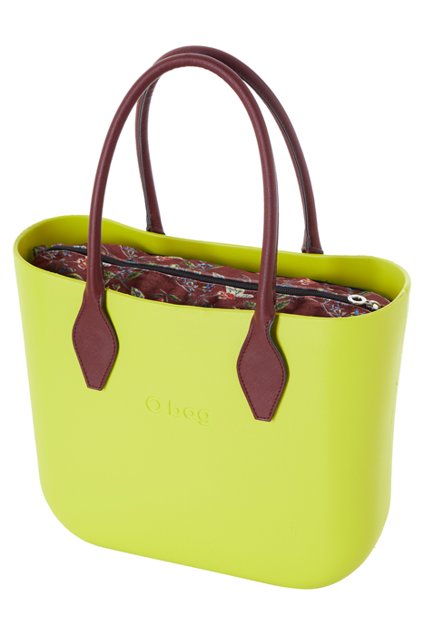 COMPOSED OBAG BAG VELVET DESIGN LIME 2