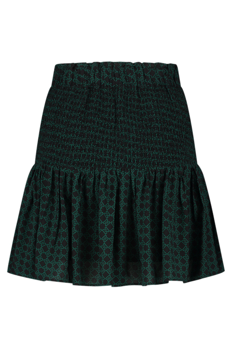 RIANCA SKIRT BLACK/PETROL BLUE 2