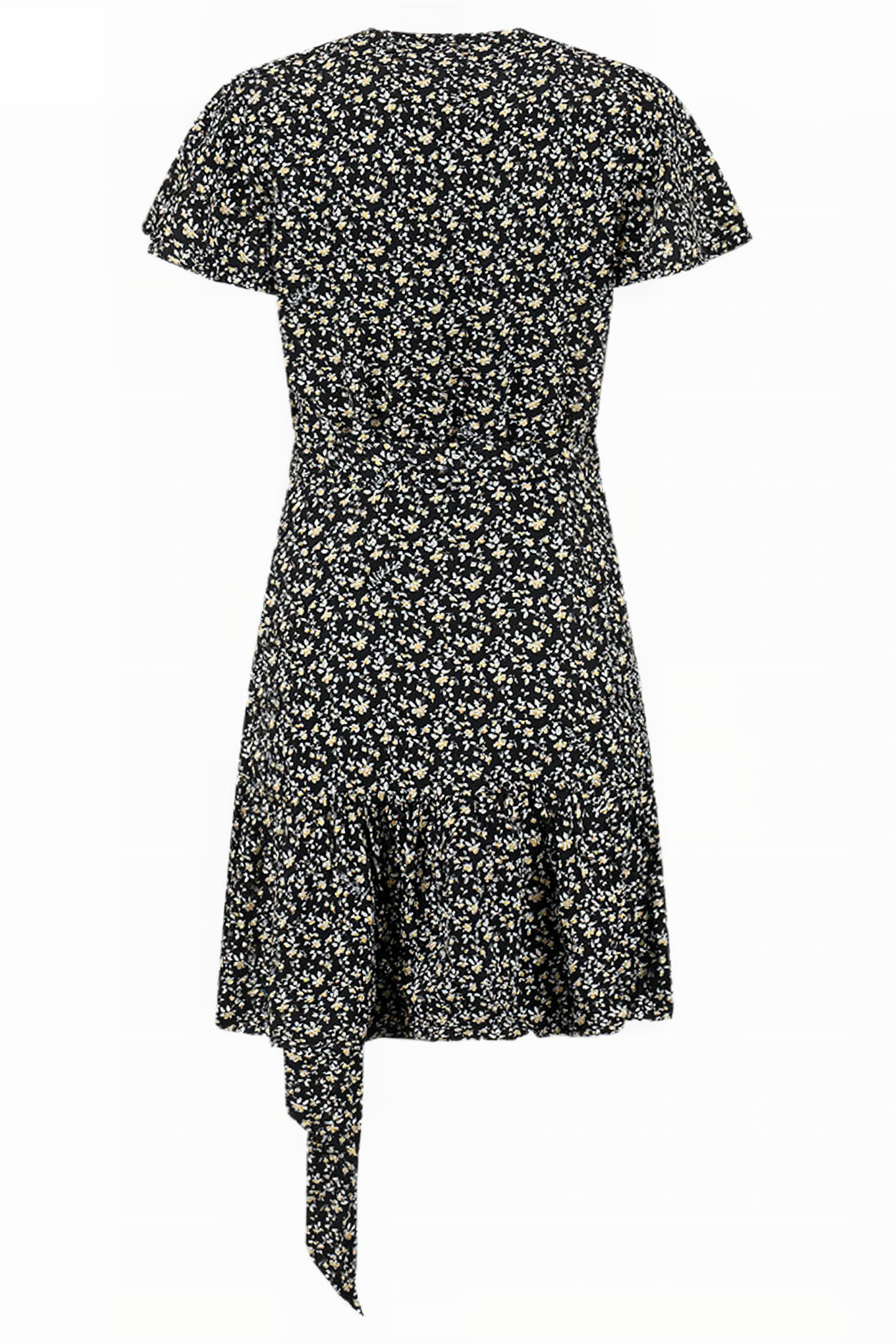 REESE DRESS SHORT SLEEVE MULTI BLACK 2