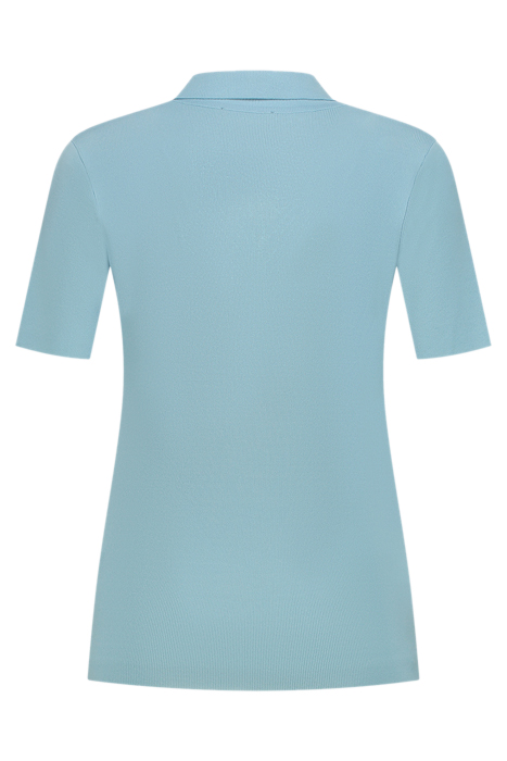 JOLIE POLO TOP LIGHT BLUE 2