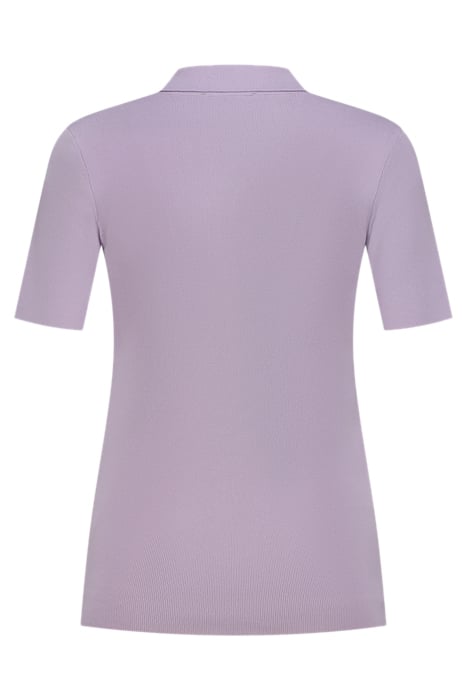 JOLIE POLO TOP LILAC 2