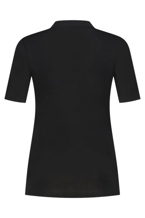 JOLIE POLO TOP BLACK 2