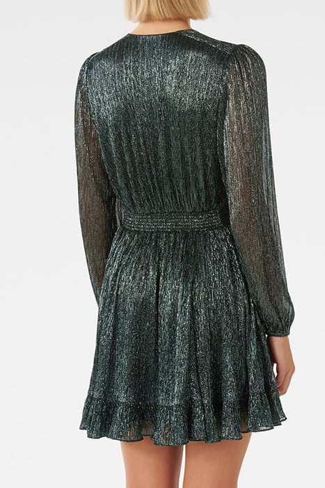 STEVIE GODET PLISSE MINI GREEN 2