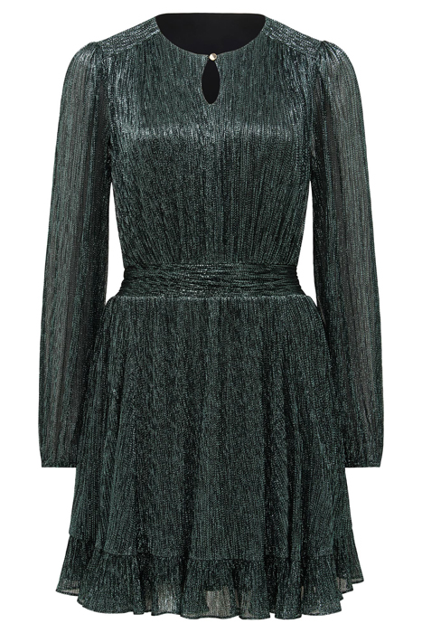 STEVIE GODET PLISSE MINI GREEN 4