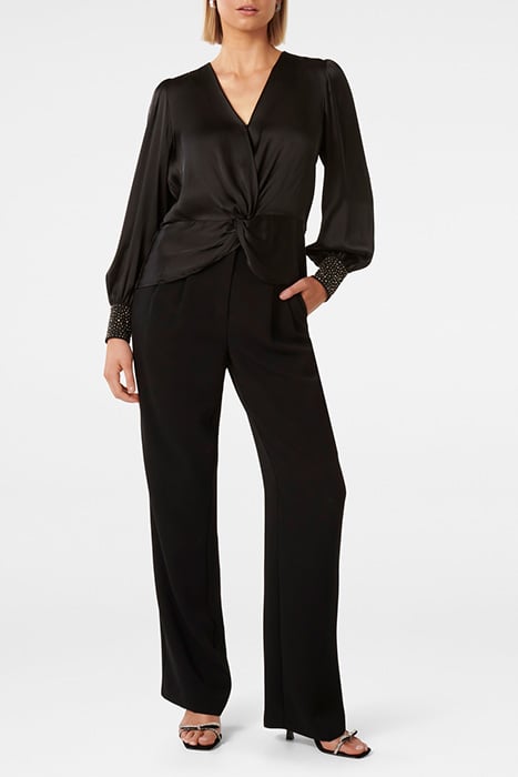 CHRISTALE HEATFIX BLOUSE BLACK 3