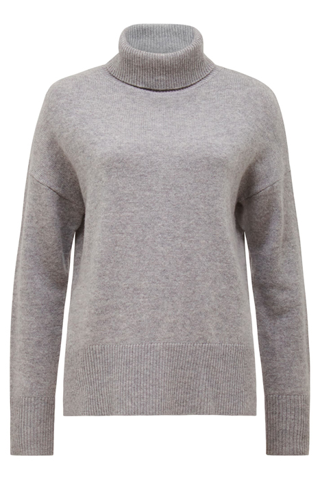 MIA RELAXED ROLL NECK KNIT JUMPER GREY 4