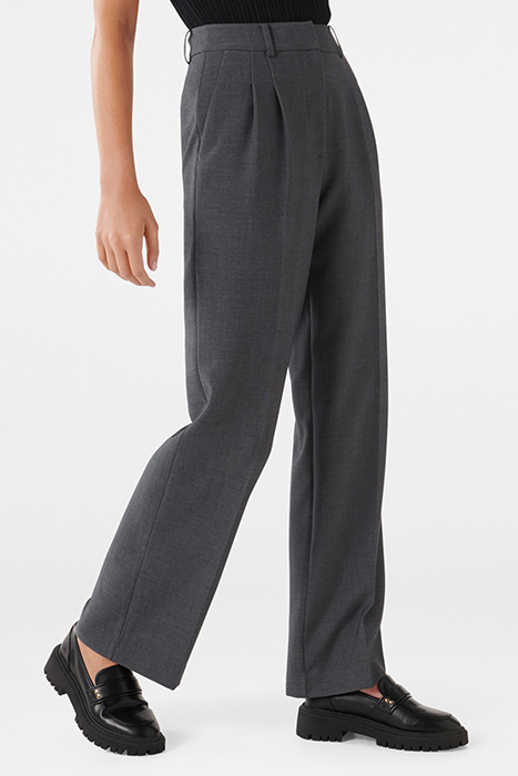 DANIELLE STRAIGHT LEG PANTS GREY MARLE 5