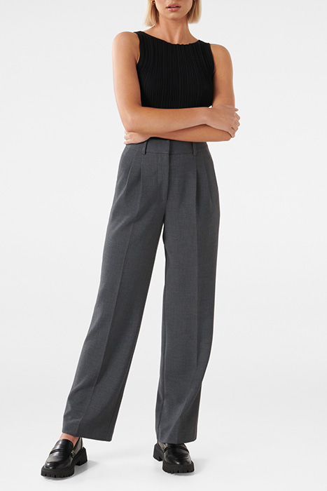 DANIELLE STRAIGHT LEG PANTS GREY MARLE 3