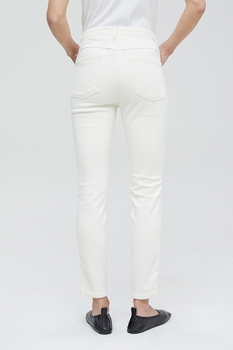 SKINNY PUSHER JEANS CREME 2