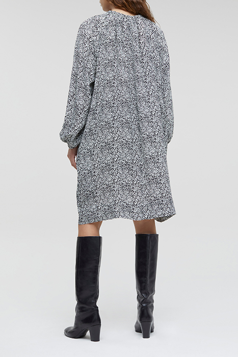 GATHERED DRESSES IVORY 2