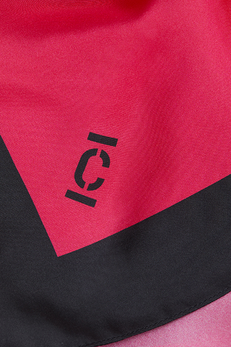 SILK SCARF RASPERRY PINK 3