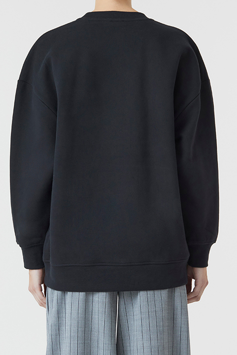 OVERSIZE CREW T-SHIRTS BLACK 2